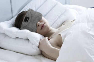 Maska na spaní Aerium Zensleep s Bluetooth pro klidný spánek doma i na cestách.