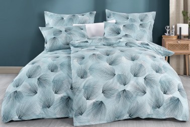 Povlečení Ocean Leafs je příjemné na dotek, skvěle odvádí vlhkost, téměř se nemačká.