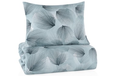 Povlečení Ocean Leafs je příjemné na dotek, skvěle odvádí vlhkost, téměř se nemačká.