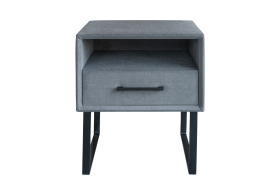 Moderní noční stolek v industriálním designu