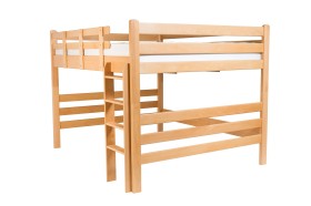 Dřevěná dvoupatrová postel Tropea.