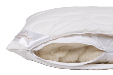Pohodlný polštář Merino Wool z přírodních materiálů