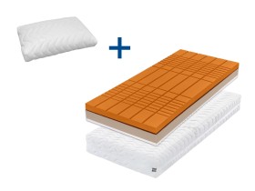 Dva pocity tuhosti - 3 a 4 | Pěnová matrace | Výška 24 cm | Nosnost 130 kg | Záruka 5 let
