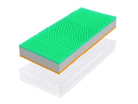Zónová matrace Bohemica Medical Graphite (nekomprimovaná), 80x200 cm Partnerská matrace z pružných pěn Flexifoam® vyšší objemové hmotnosti pro stabilitu, nosnost a dlouhou životnost.