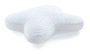Polštář Ombracio SmartCool se vám přizpůsobí v každé pozici spánku. Speciální design tohoto polštáře s dvěma zakřivenými laloky po stranách vám usnadní dýchání a zmírní tlak při spánku na břiše.