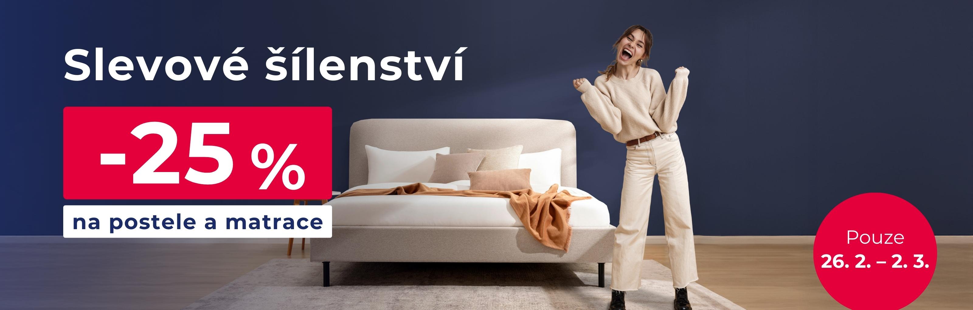 Slevovy na matrace a postele