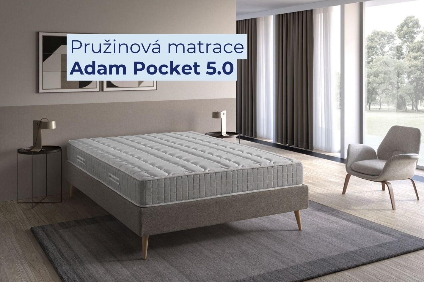 Adam Pocket 5.0, matrace 90x200 cm