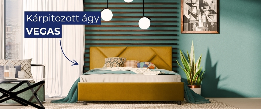 kárpitozott ágy