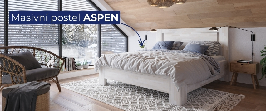 postel z masivu Aspen
