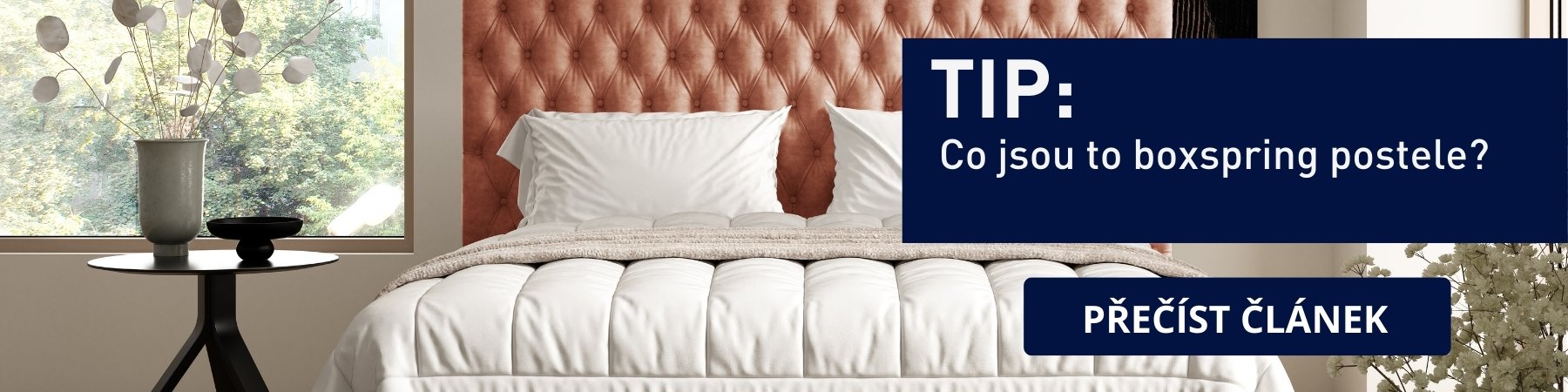 článek o boxspring postelích