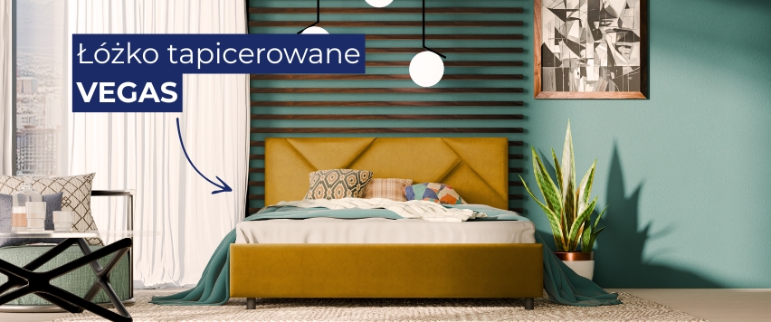 Łóżko tapicerowane 