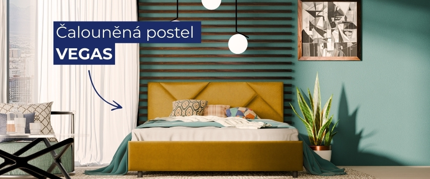 čalouněná postel Vegas