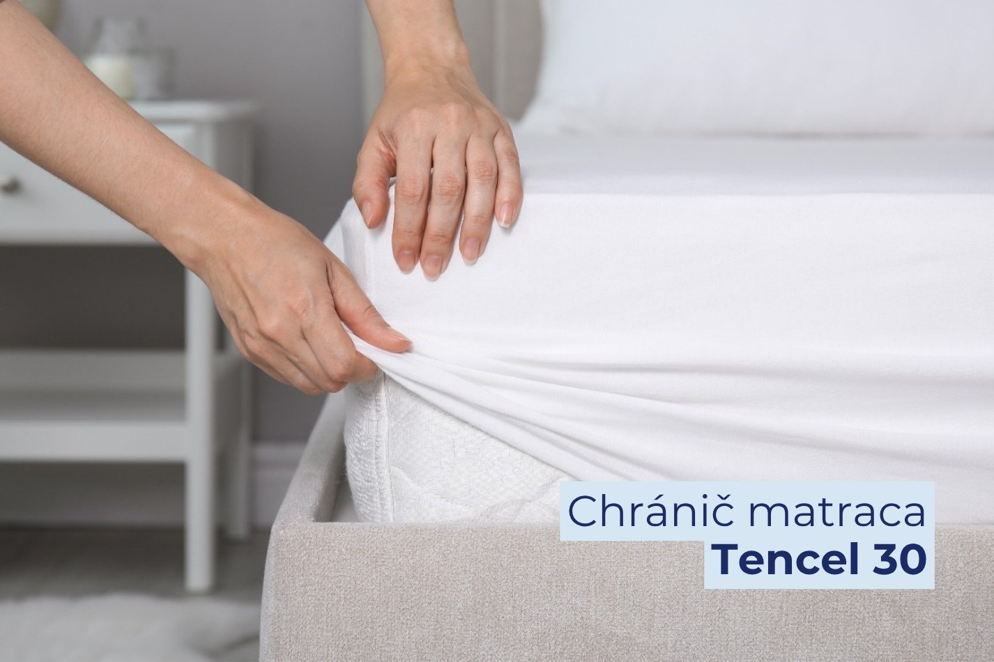 Chránič matraca Tencel 30 na matrace do výšky 30 cm, 80x200 cm