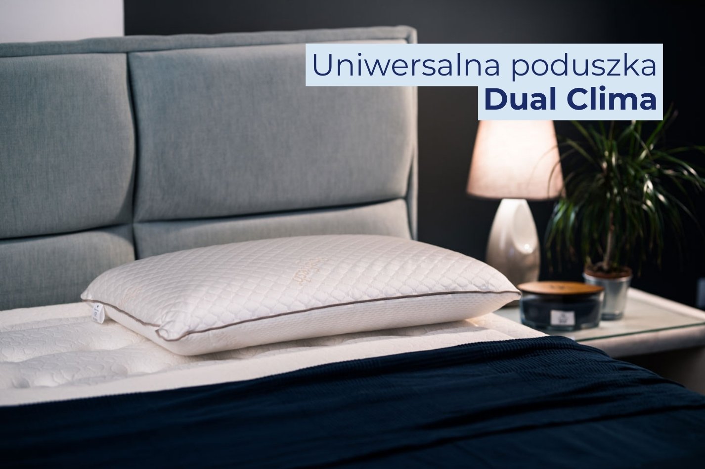 Uniwersalna poduszka z profilem masującym Dual Clima, 72x42 cm