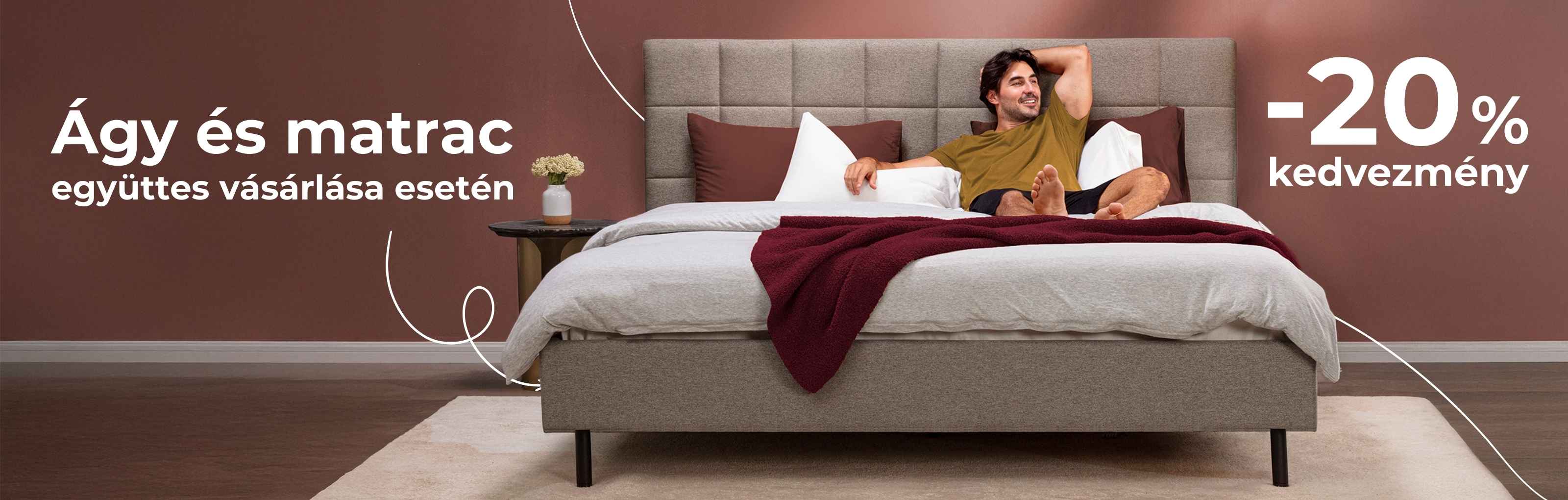 20% KEDVEZMÉNY A MATRAC + ÁGY SZETTRE