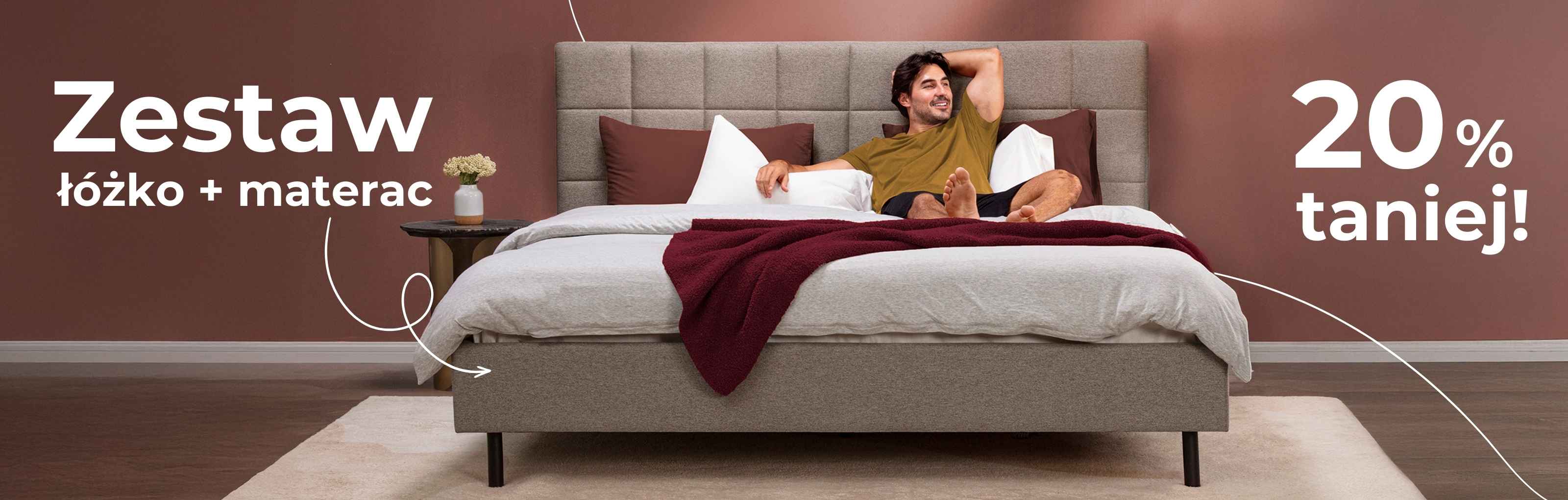 Zestaw Łóżko + materac