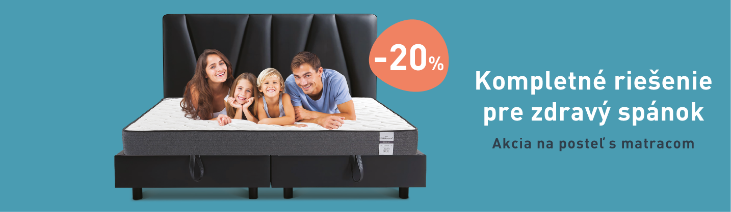 Matrace + postel - sleva 20 %